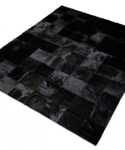 Tapis-Peau-De-Vache-Noir-6