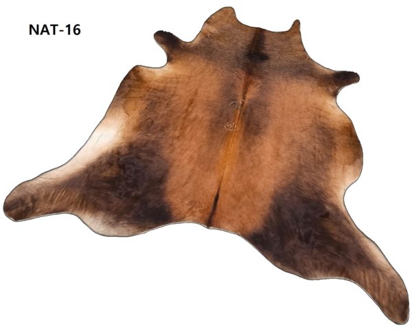 Peau de vache marron