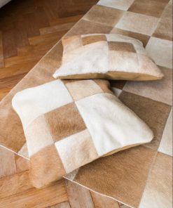 housse de coussin peau de vache